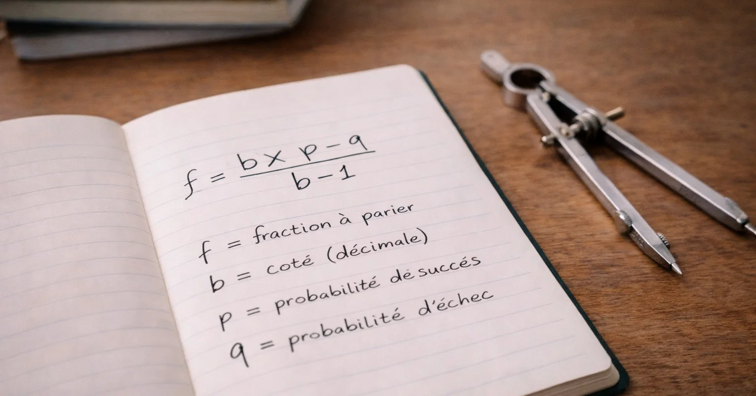 Application du critère de Kelly aux paris sportifs